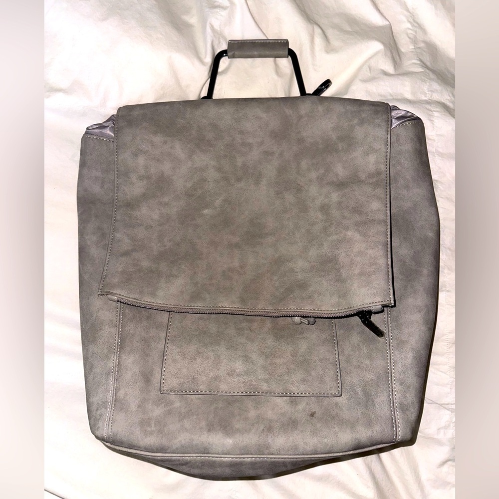 Rosie Pope leather Diaper bag backpack